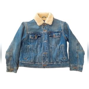 GAP  Sherpa Lined Denim Trucker Jacket Unisex